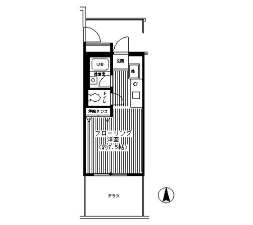 園田手良向第２マンションの物件間取画像